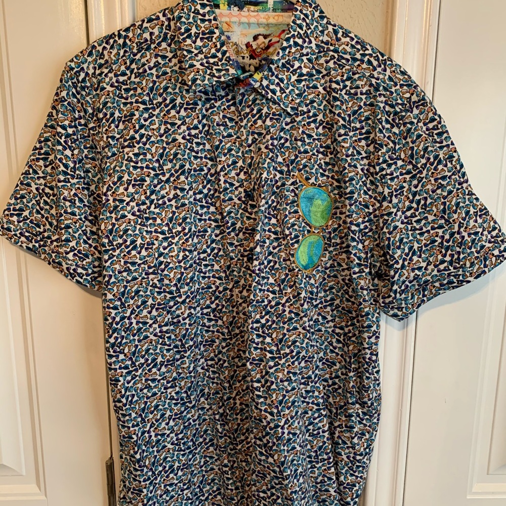 Robert Graham short sleeve sunglasses shirt